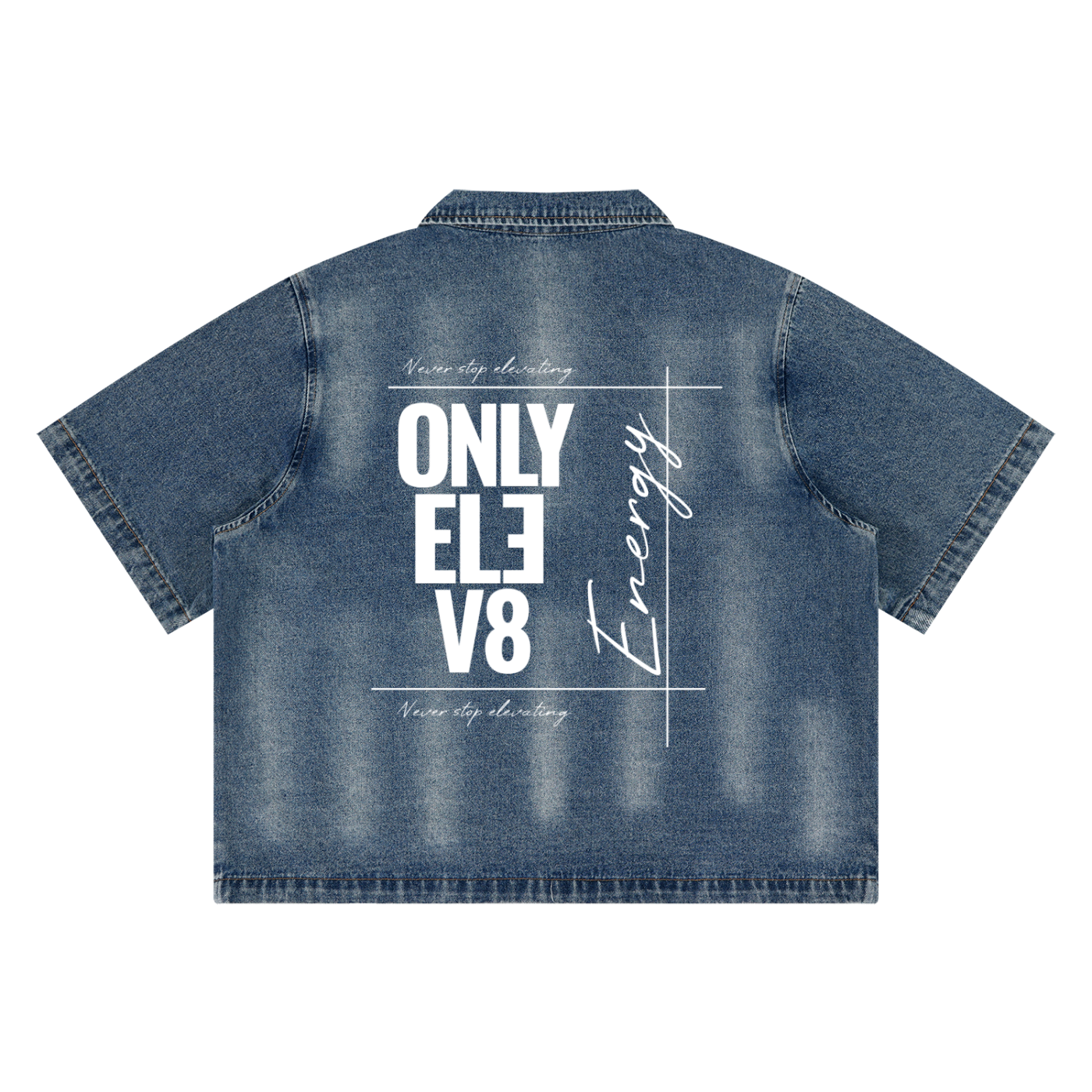 ELV8 Full-Zip Denim Shirt