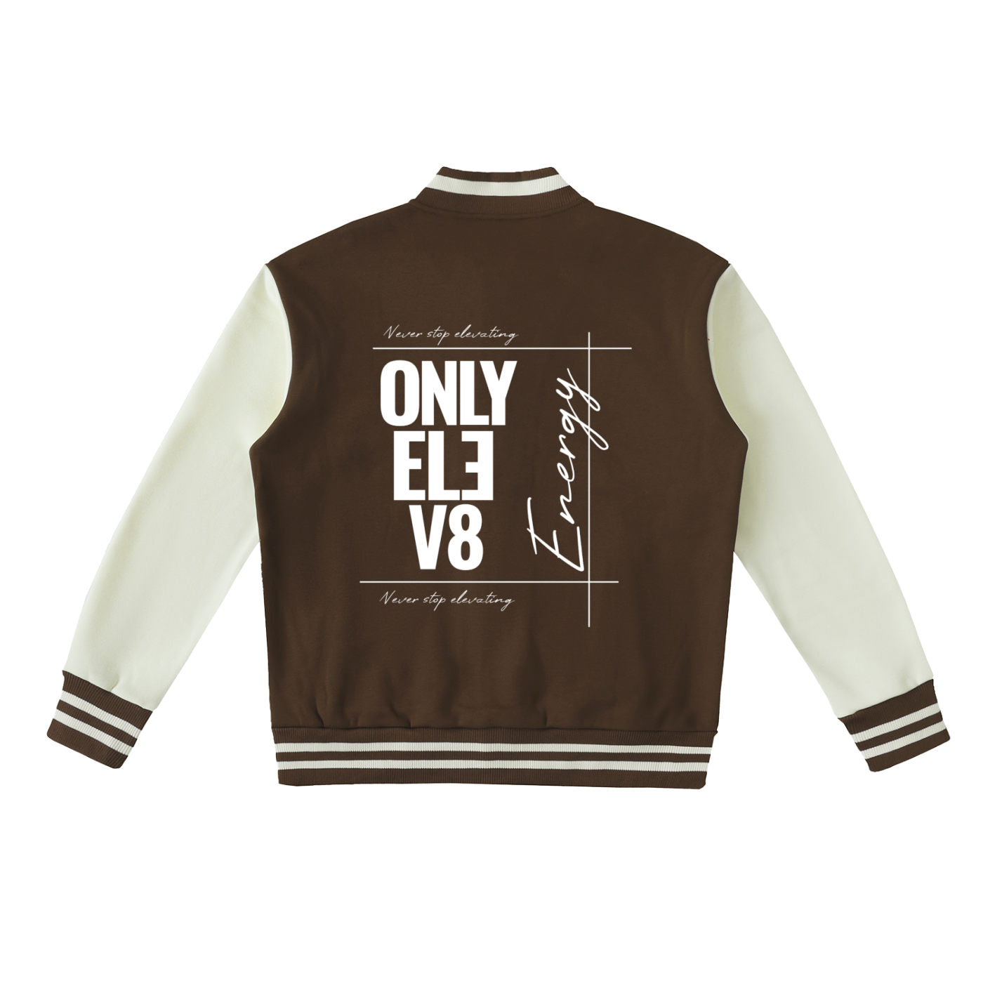 ELEV8 Two-Tone Fleeced Varsity Jacket
