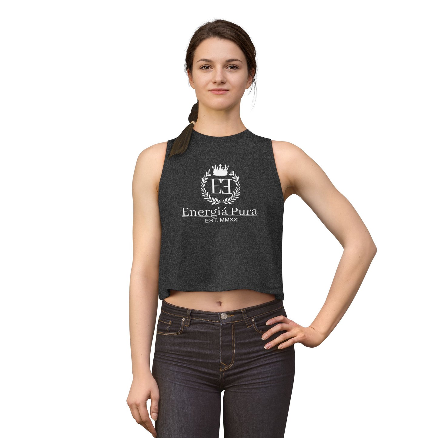 Energia Pura Ribbed Tank Crop Top