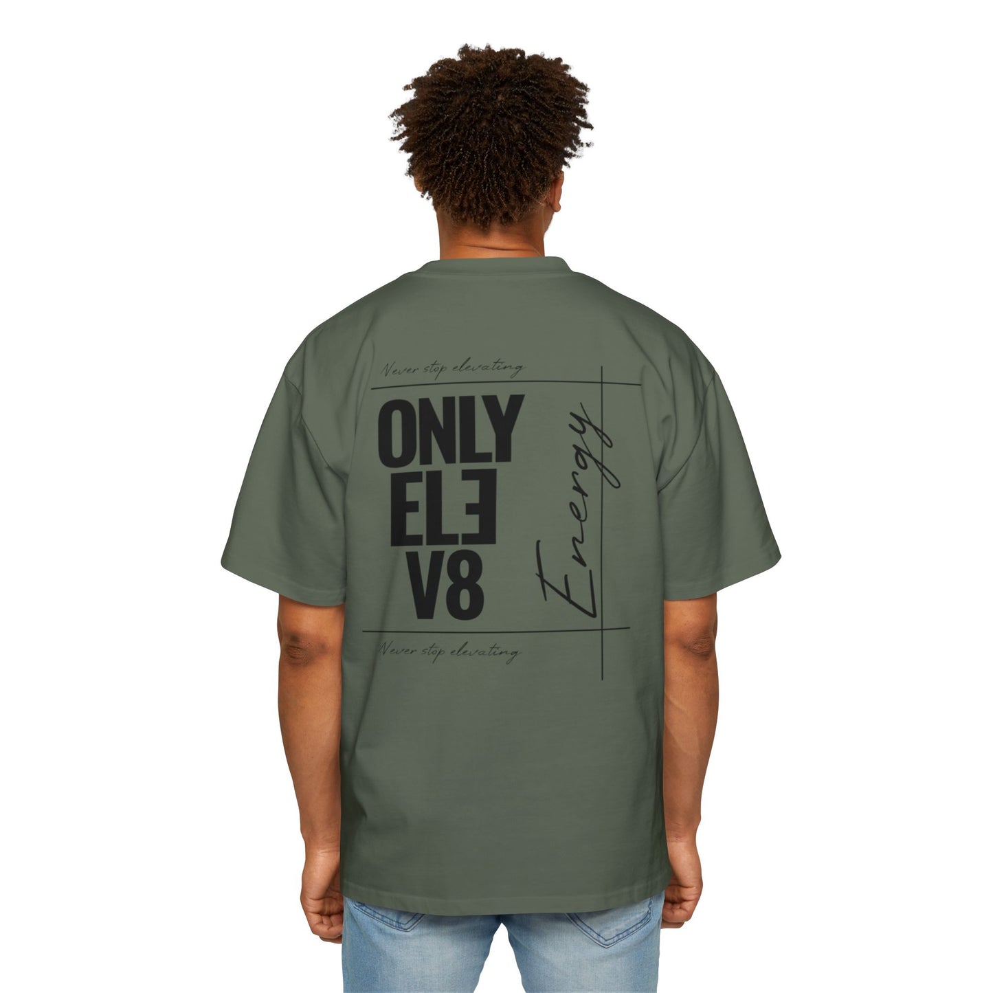 Only Elev8 Energy Tee - Men's Oversized Graphic T-Shirt
