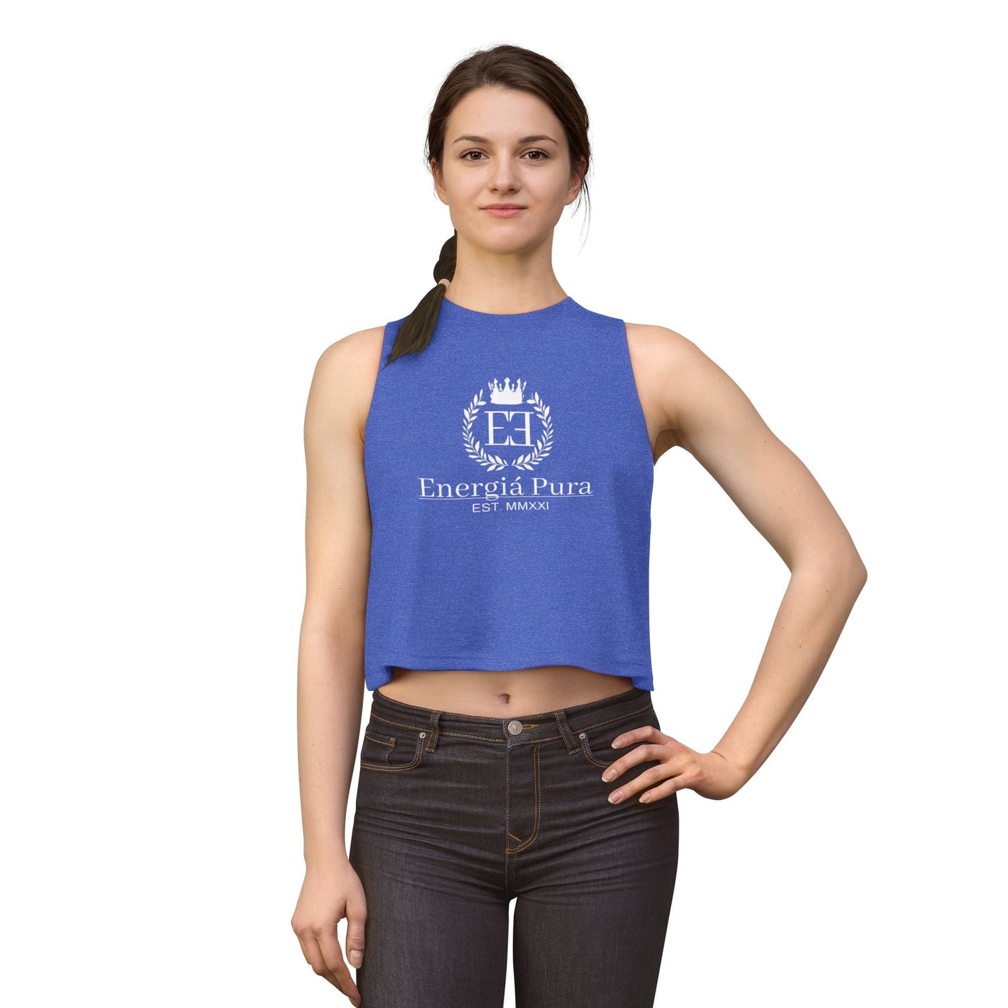 Energia Pura Ribbed Tank Crop Top