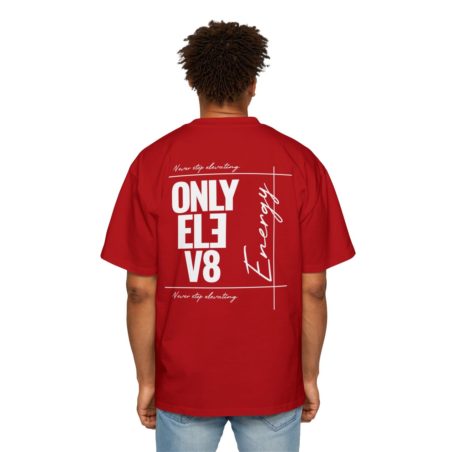 Only Elev8 Energy Tee — Men's Oversized Graphic T-Shirt