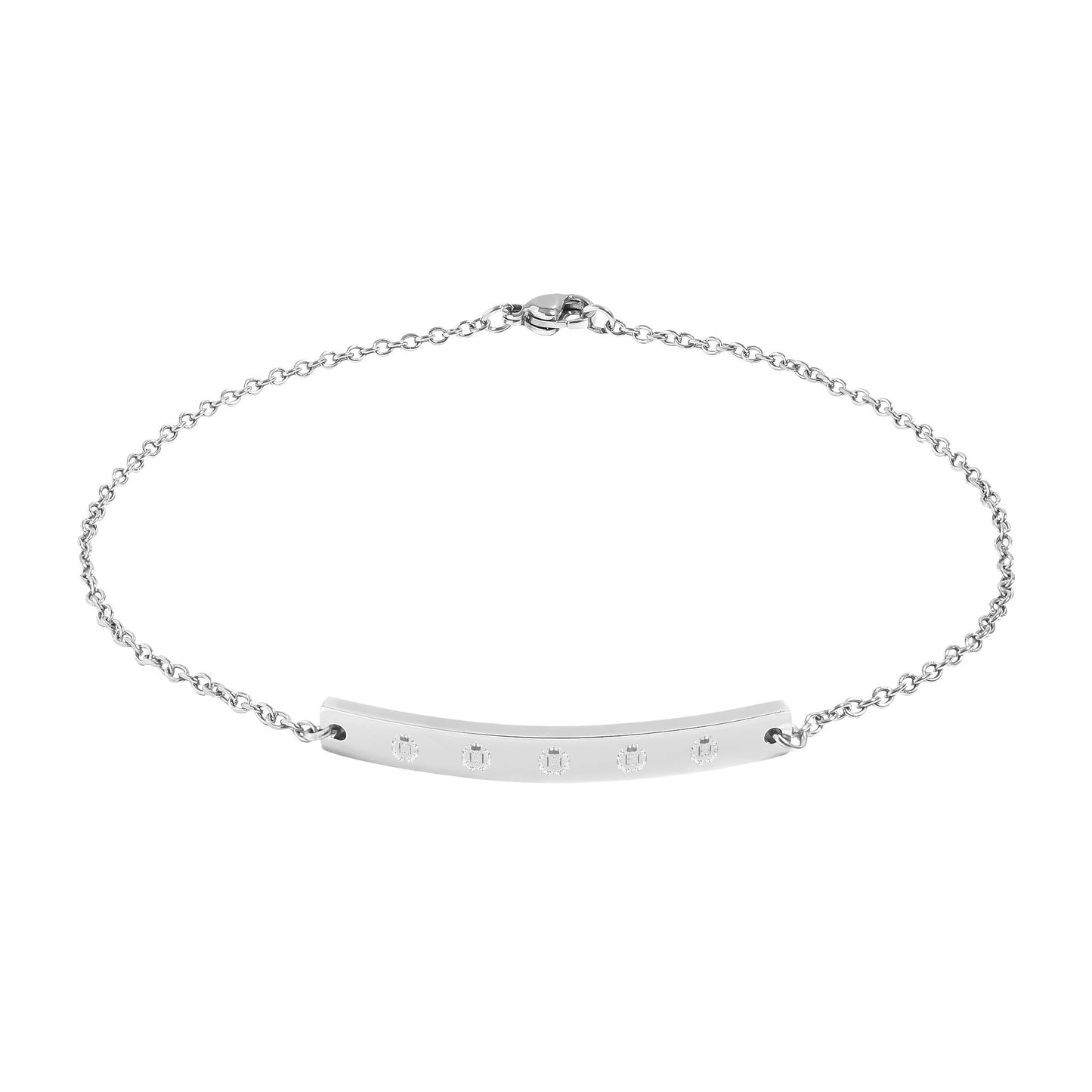 The Elev8ted Curved Bar Anklet