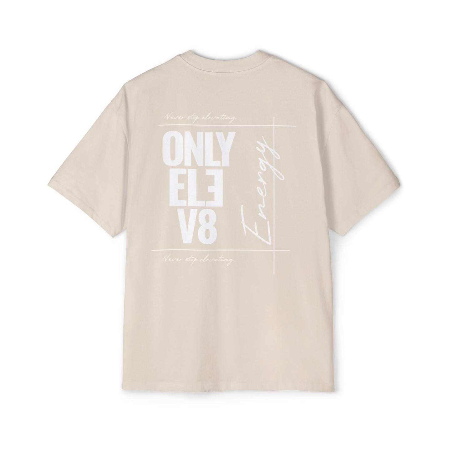 Only Elev8 Energy Tee — Men's Oversized Graphic T-Shirt