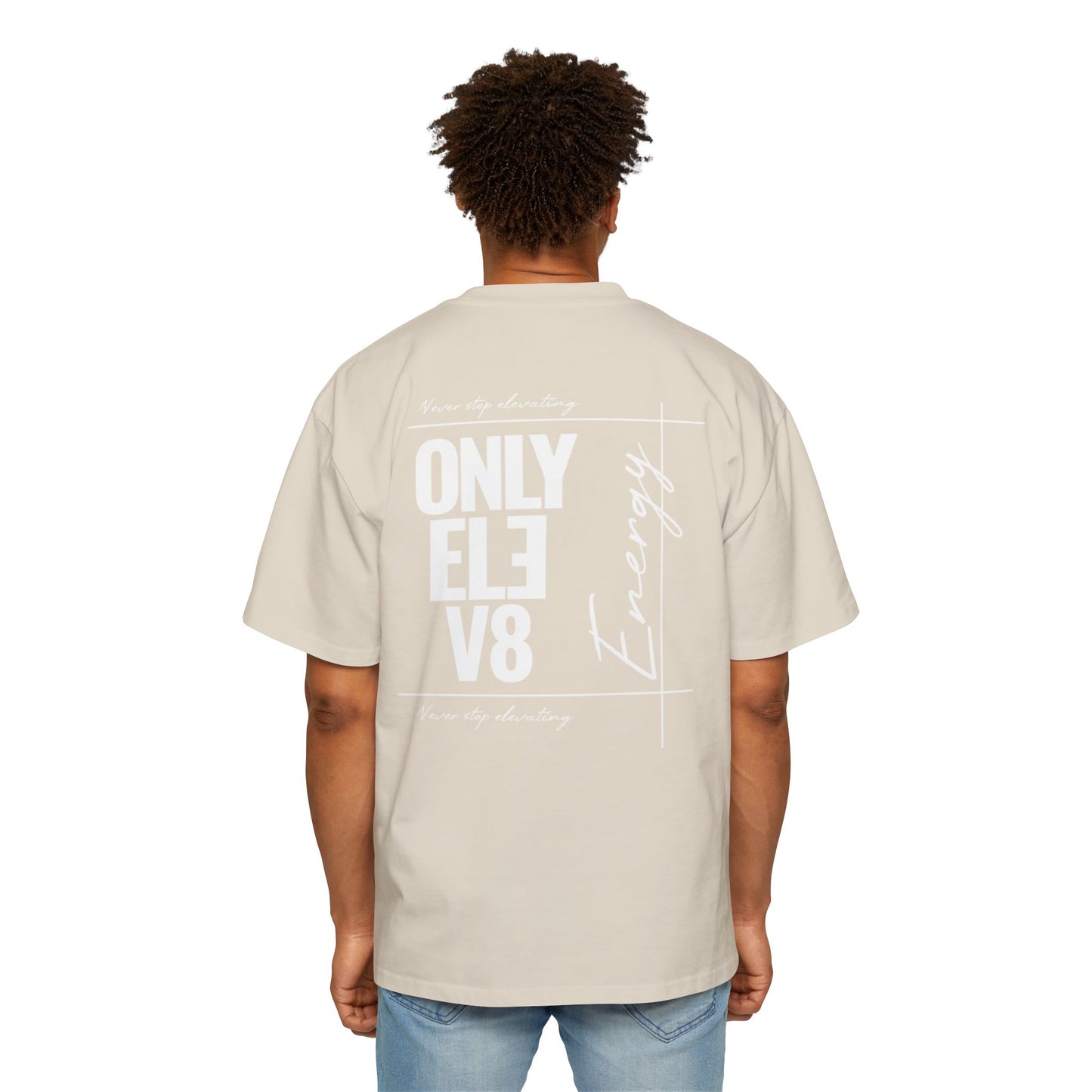 Only Elev8 Energy Tee — Men's Oversized Graphic T-Shirt