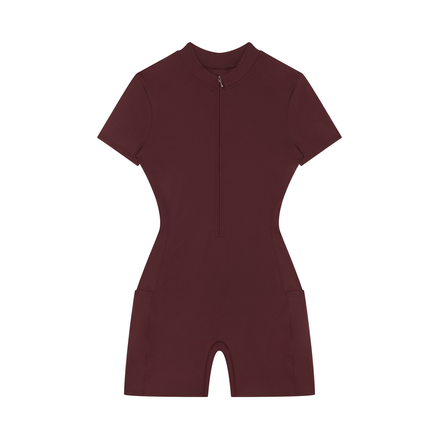 Energy Quarter-Zip Short Sleeve Romper