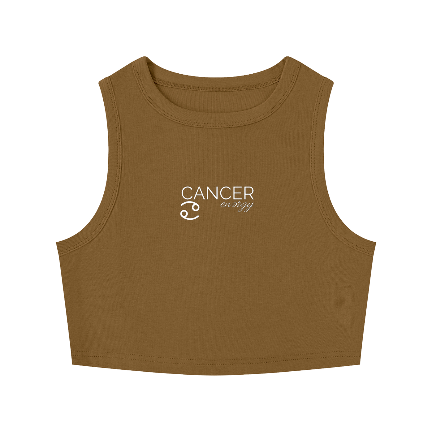 Cancer Energy Crop Tank Top