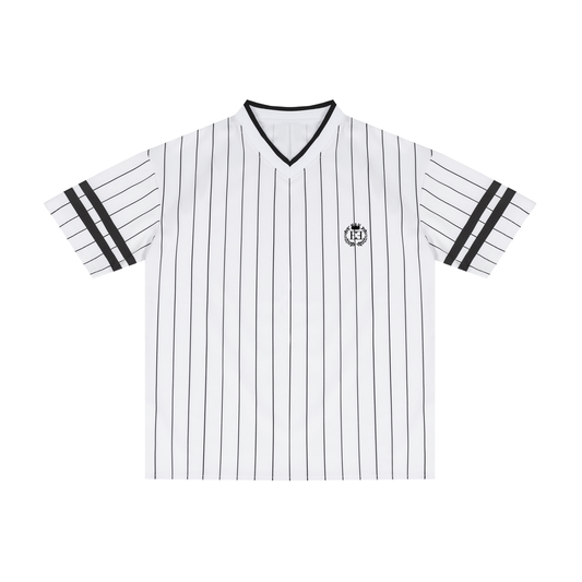 Striped Loose V-Neck T-Shirt