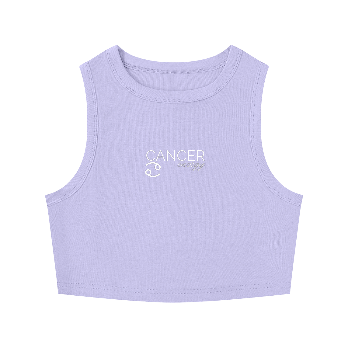 Cancer Energy Crop Tank Top