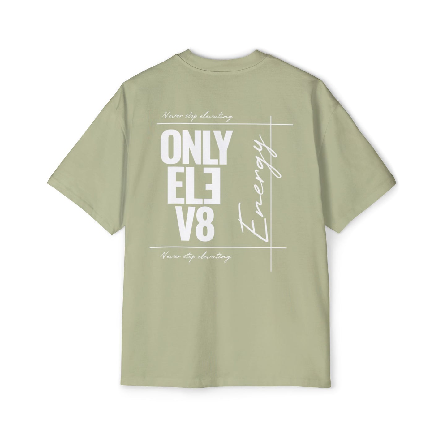 Only Elev8 Energy Tee — Men's Oversized Graphic T-Shirt