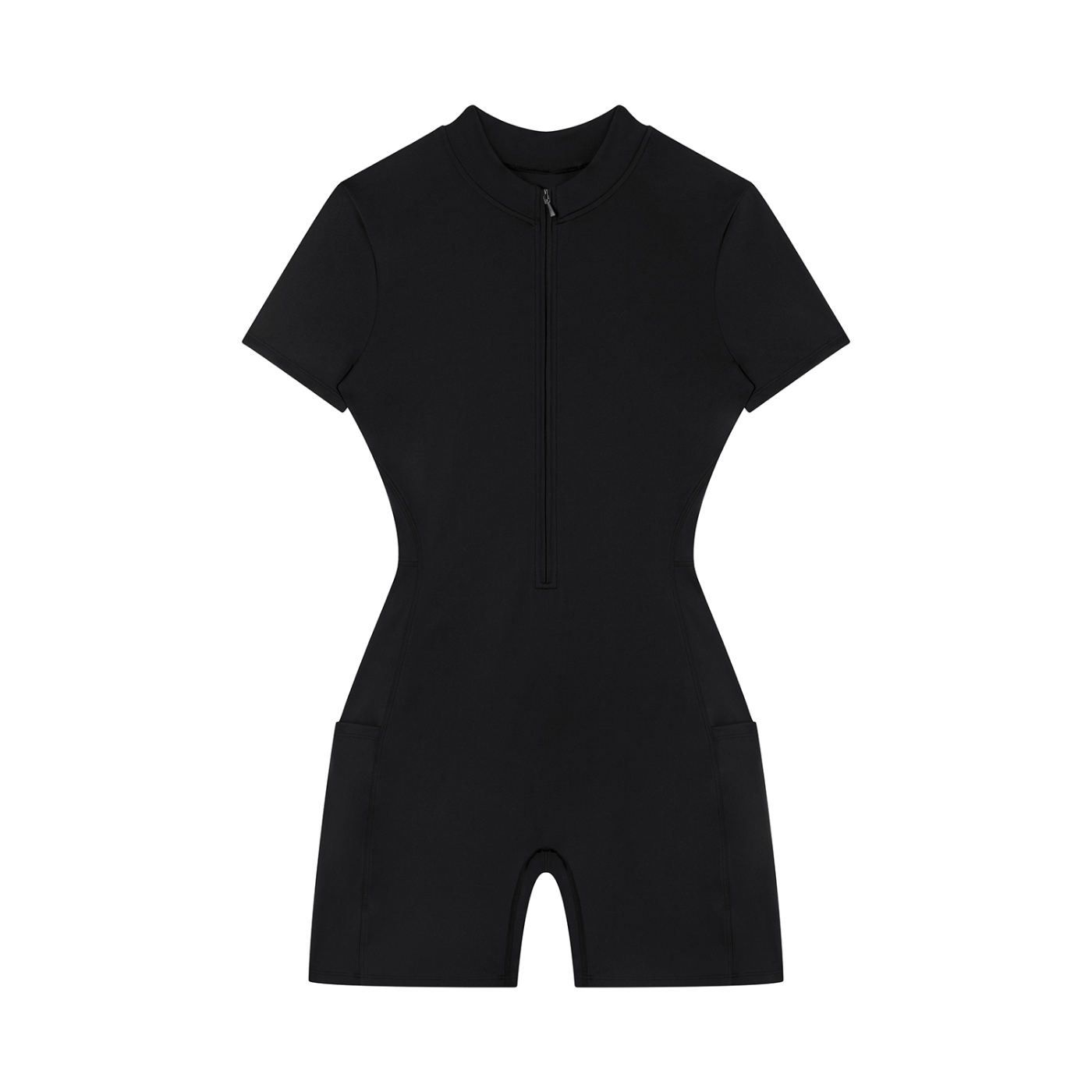 Energy Quarter-Zip Short Sleeve Romper