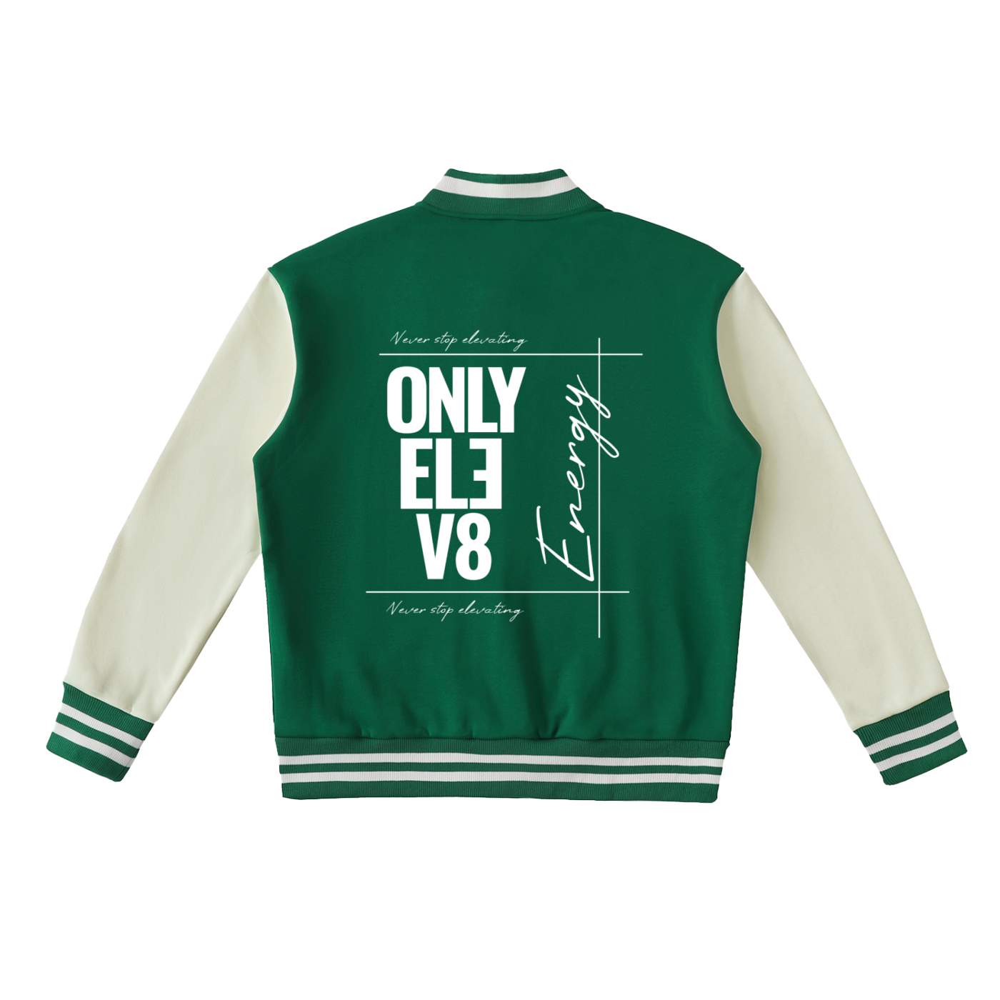 ELEV8 Two-Tone Fleeced Varsity Jacket