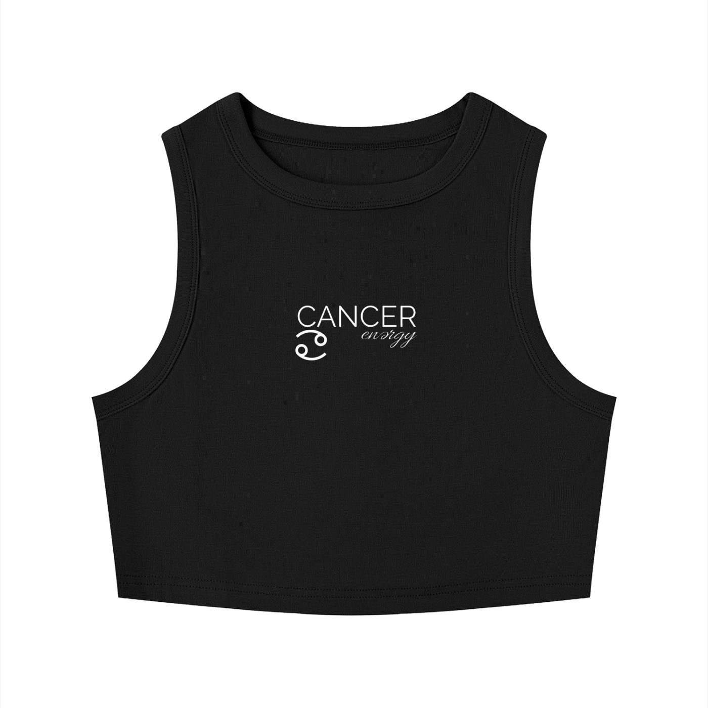 Cancer Energy Crop Tank Top
