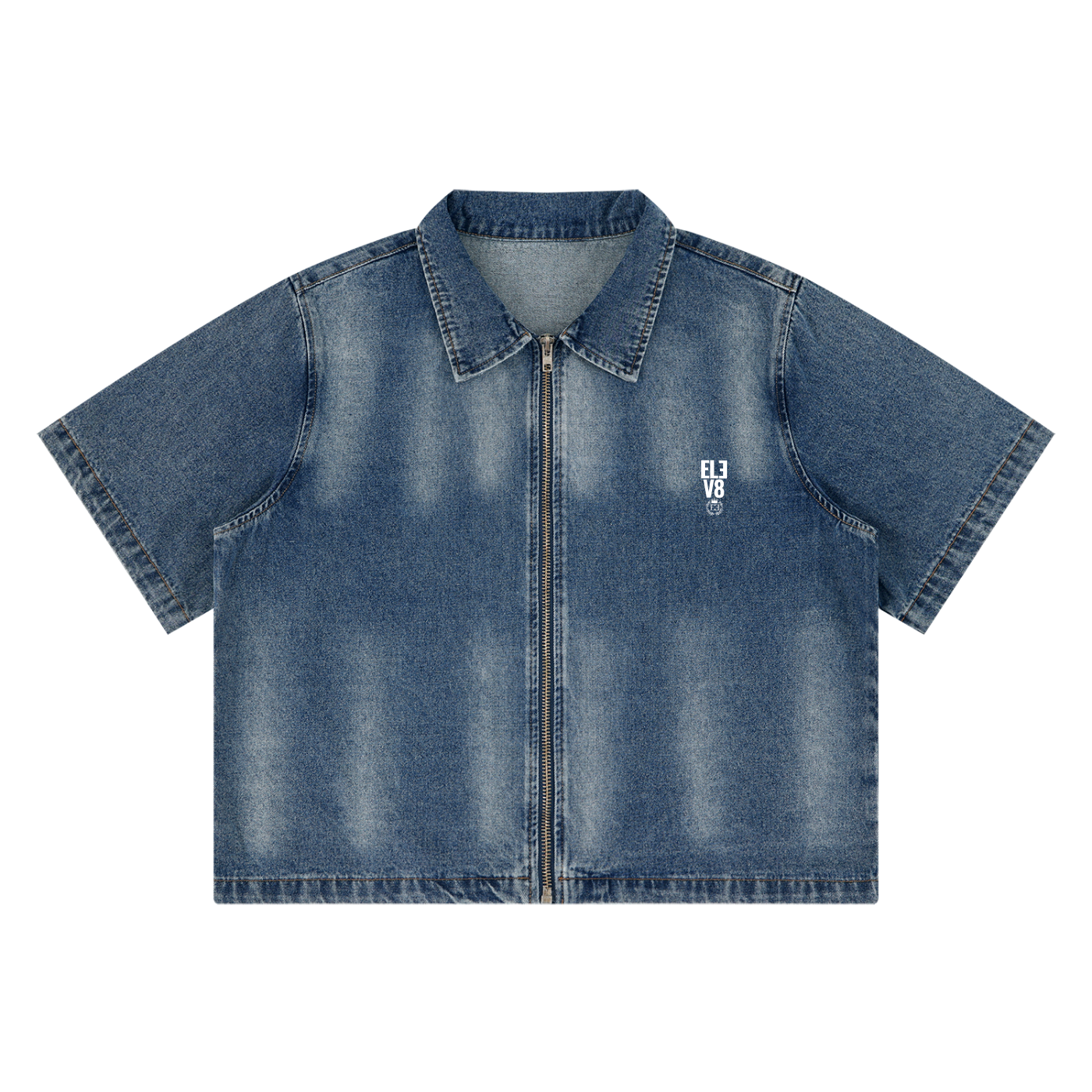 ELV8 Full-Zip Denim Shirt