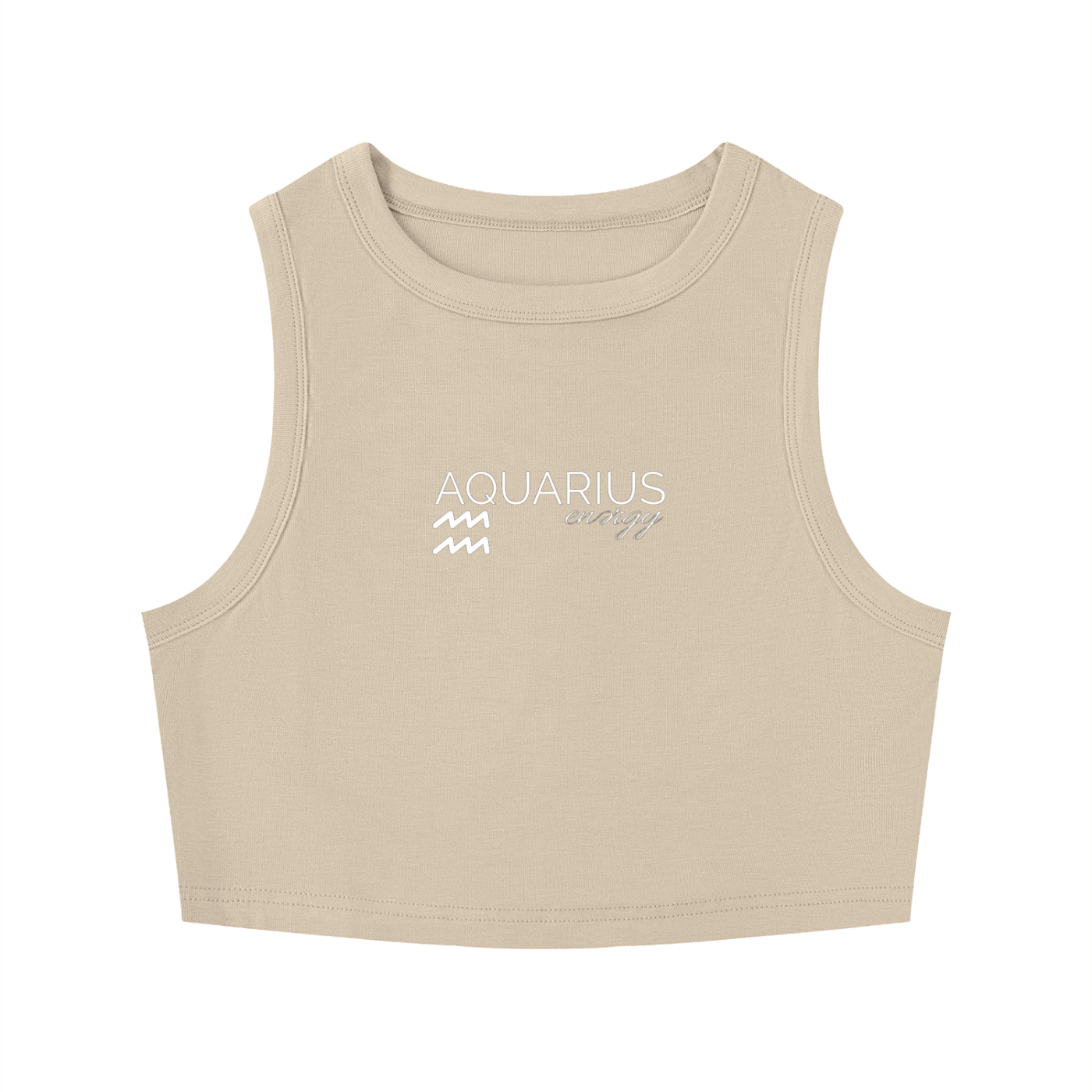 Aquarius Energy Crop Tank Top