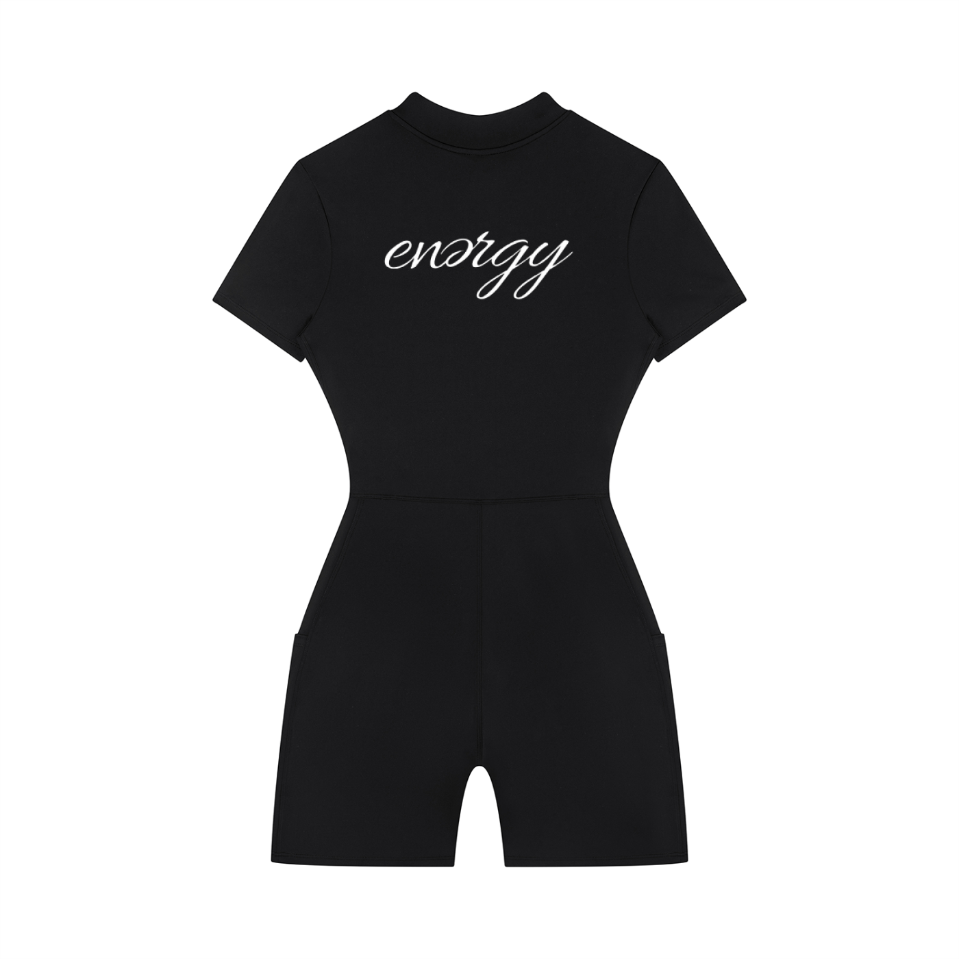 Energy Quarter-Zip Short Sleeve Romper
