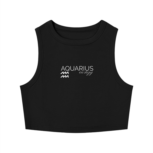 Aquarius Energy Crop Tank Top