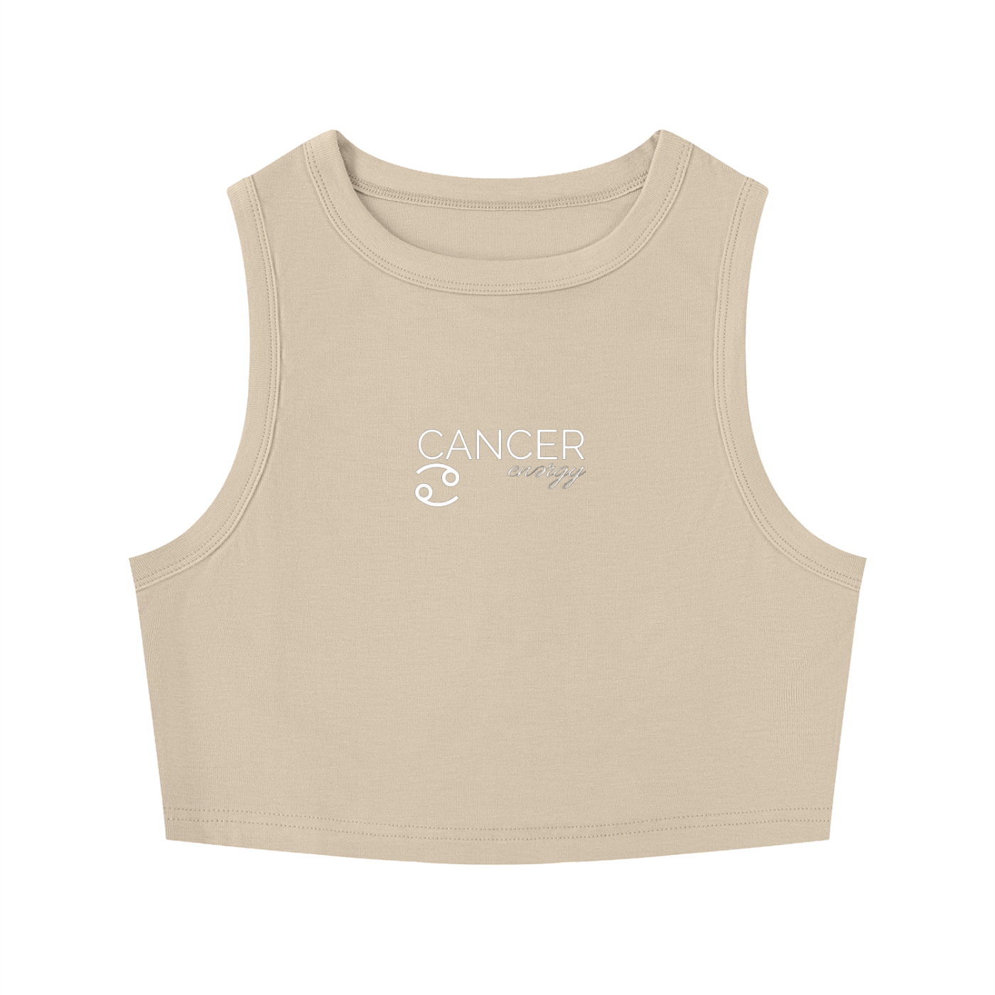 Cancer Energy Crop Tank Top