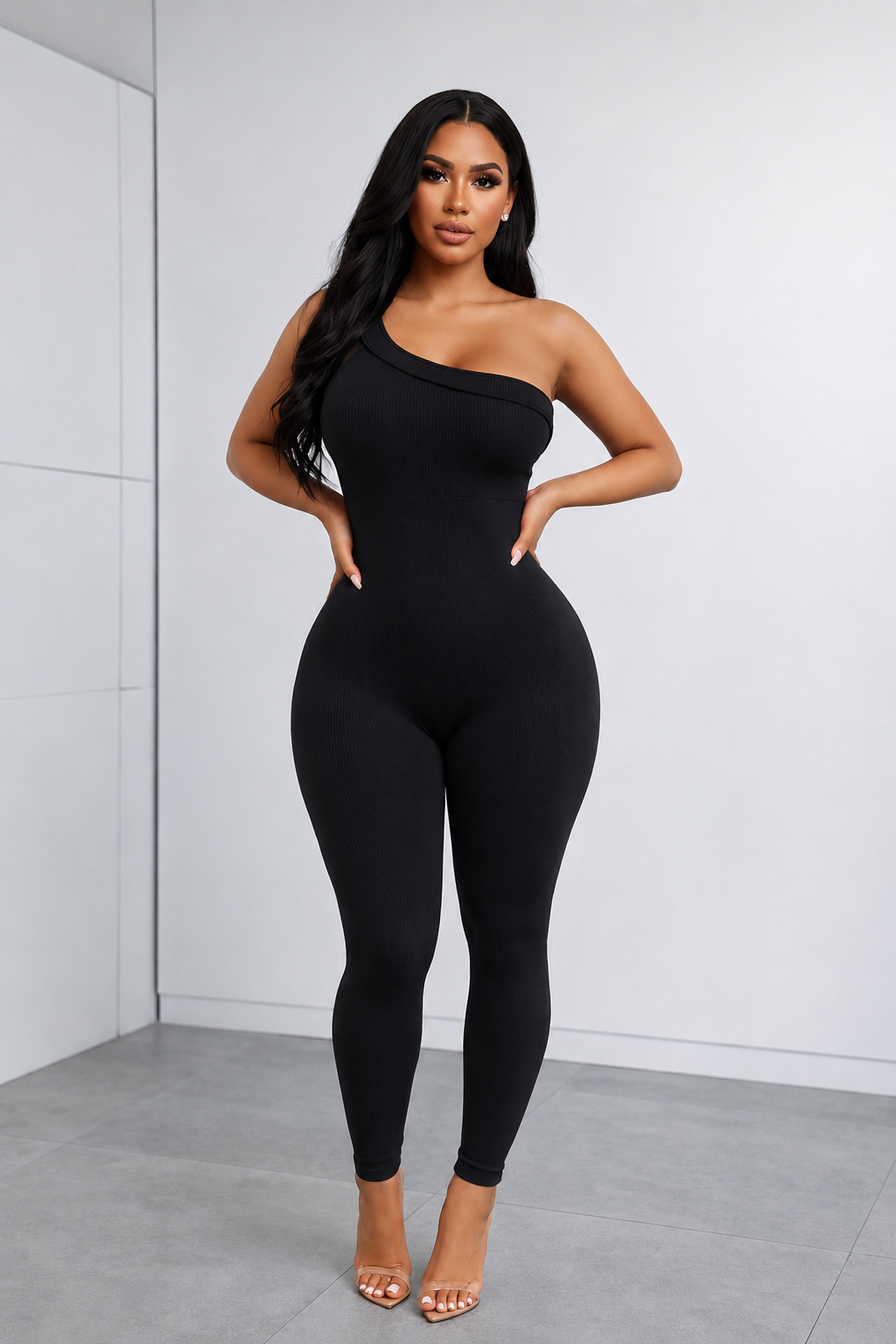 One-shoulder Jumpsuit