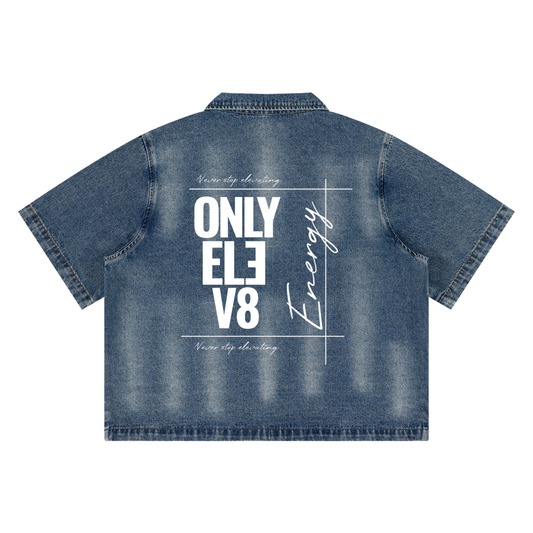 ELV8 Full-Zip Denim Shirt