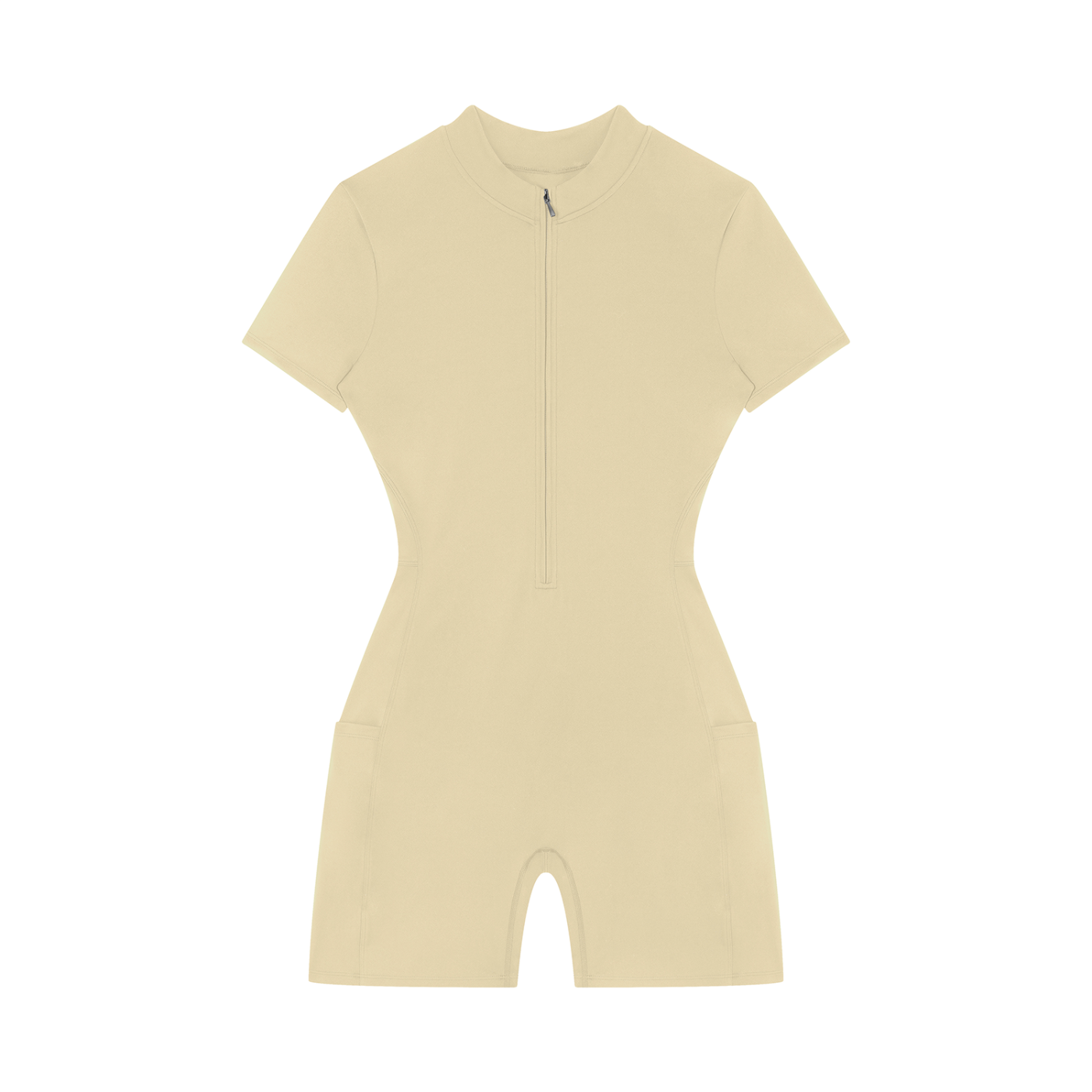 Energy Quarter-Zip Short Sleeve Romper