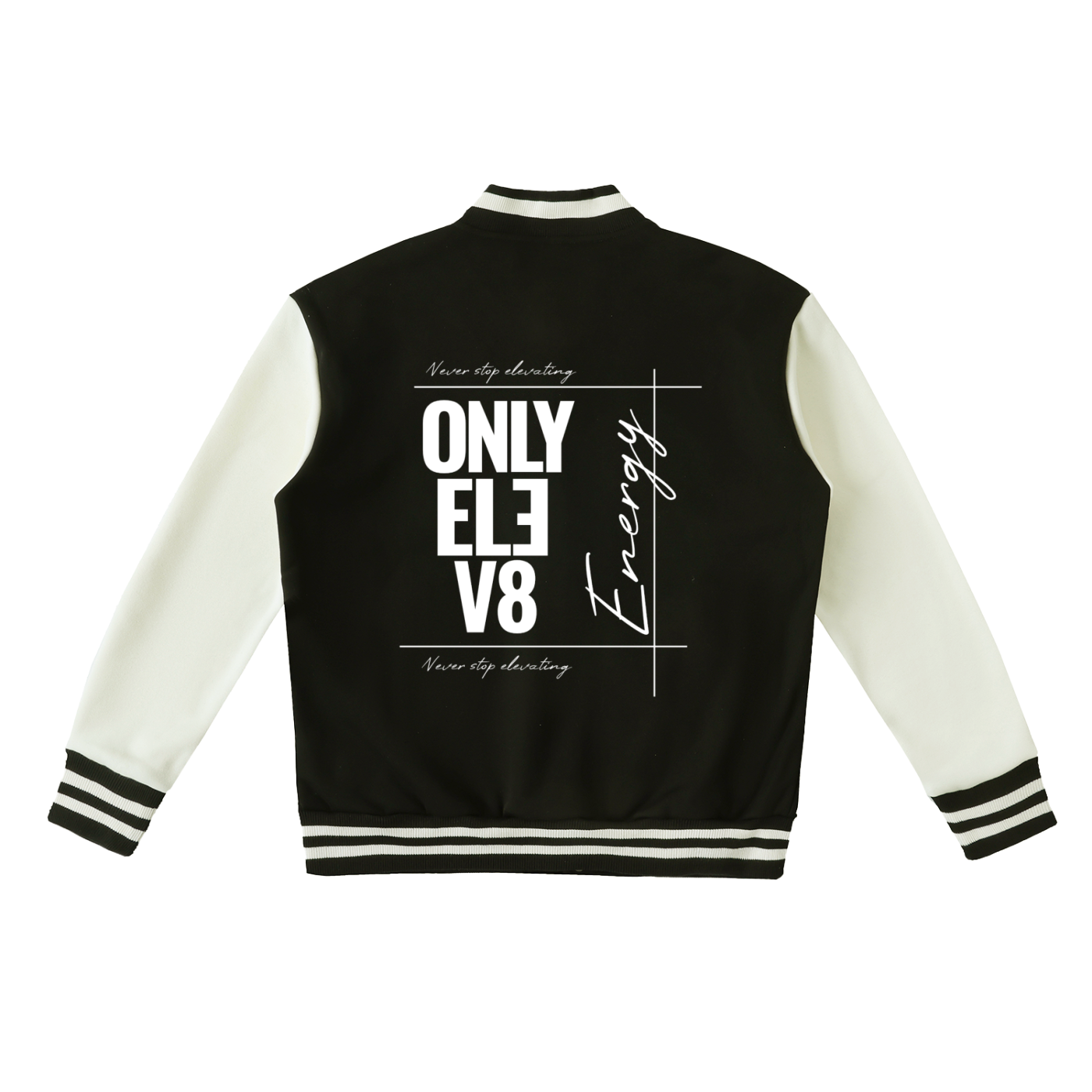 ELEV8 Two-Tone Fleeced Varsity Jacket