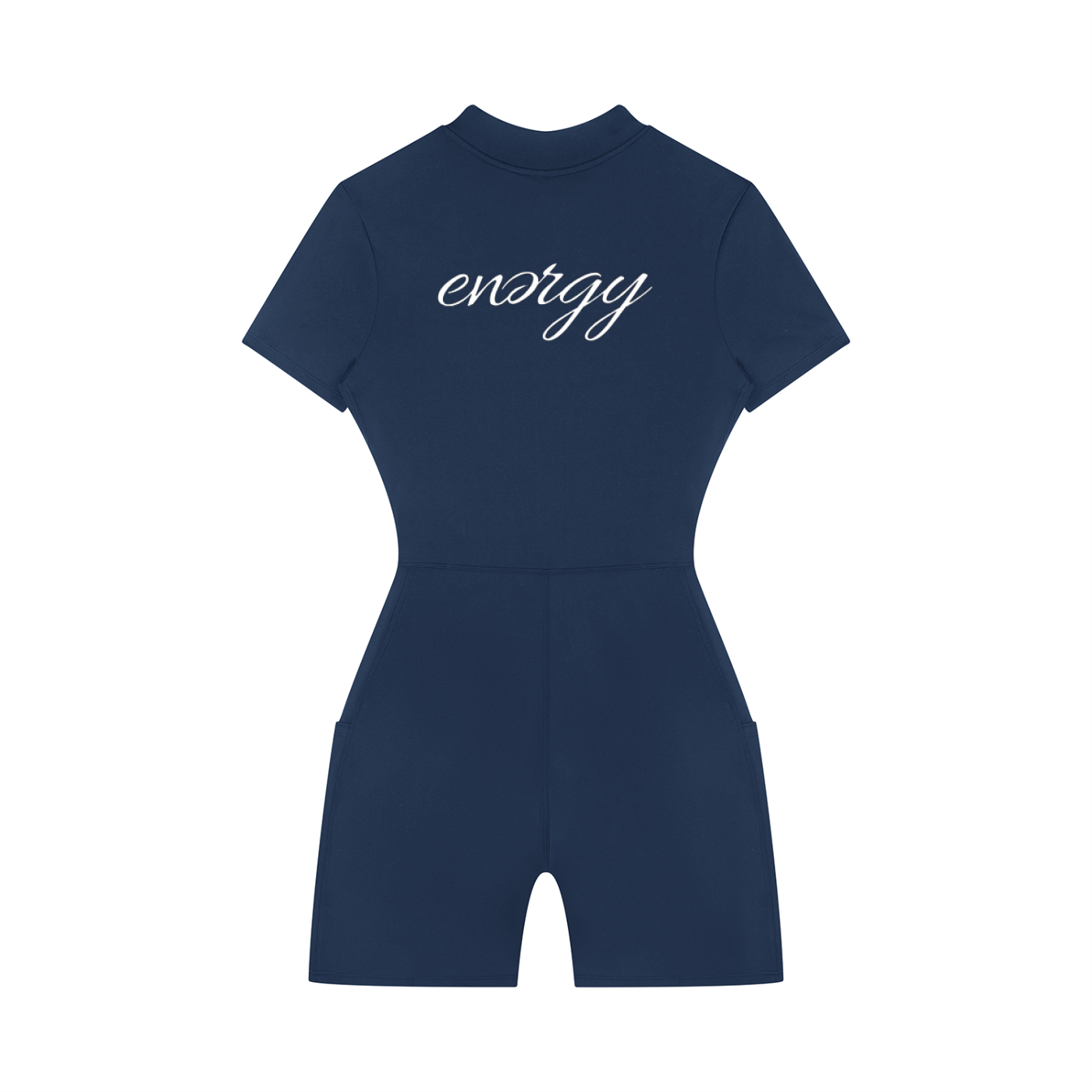 Energy Quarter-Zip Short Sleeve Romper