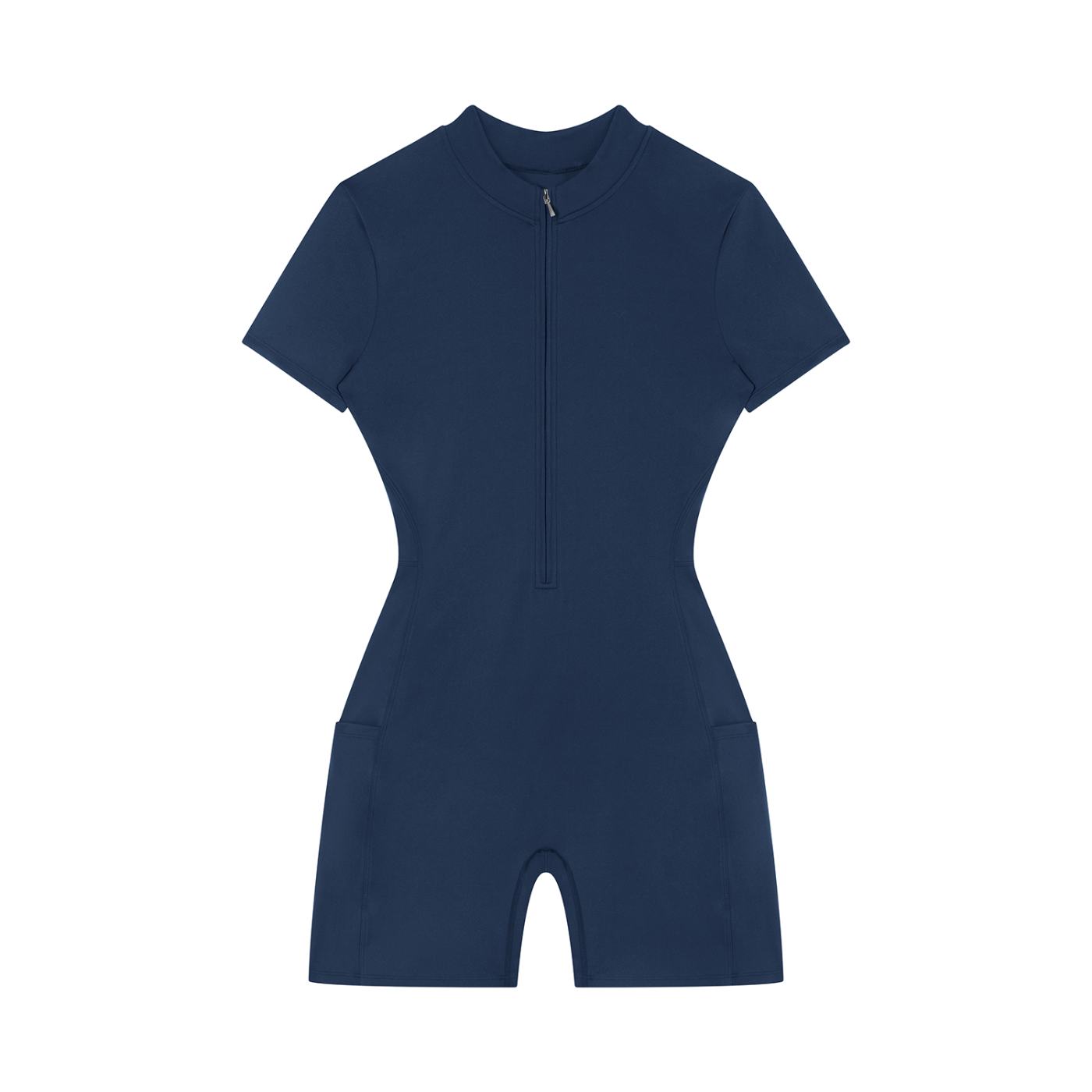 Energy Quarter-Zip Short Sleeve Romper