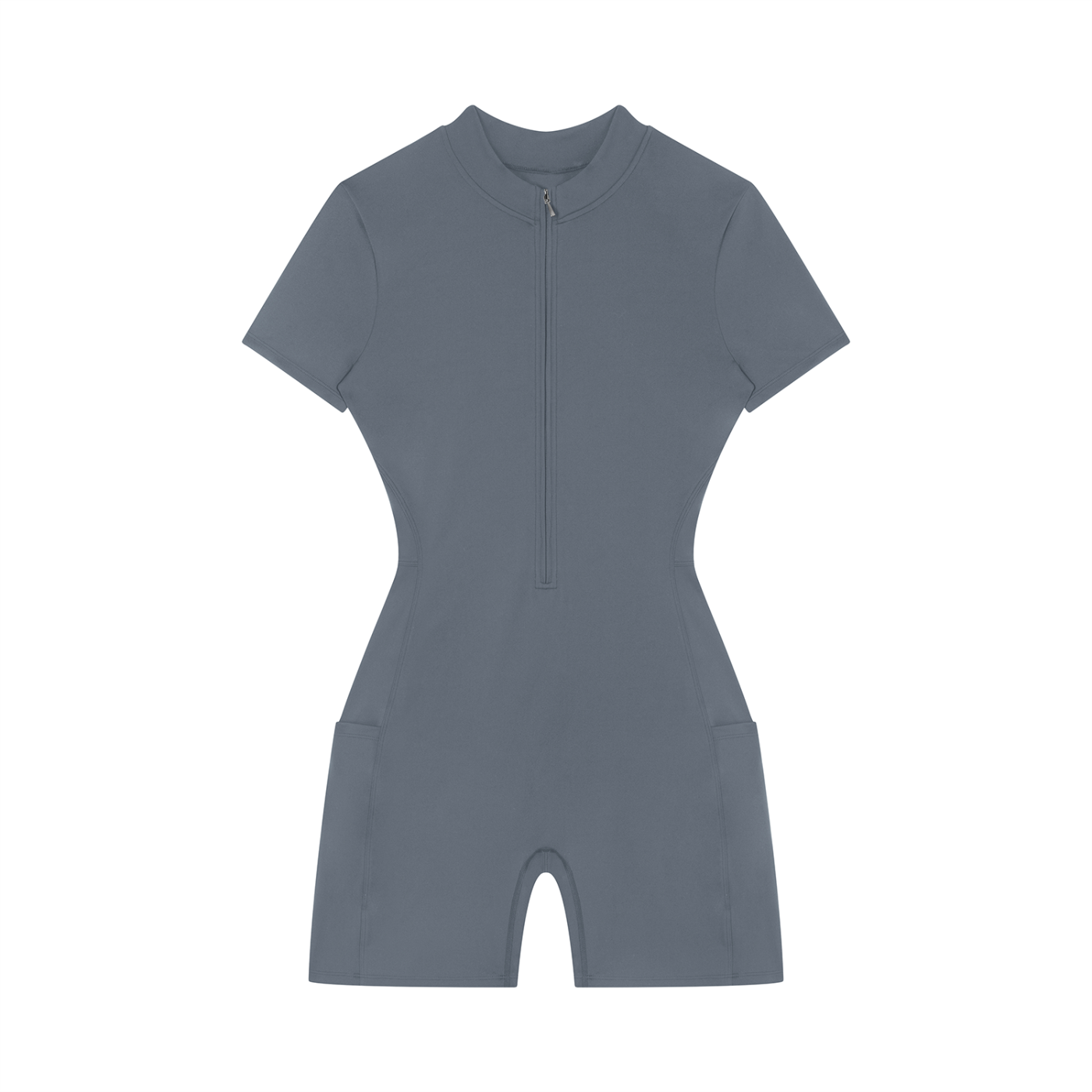 Energy Quarter-Zip Short Sleeve Romper
