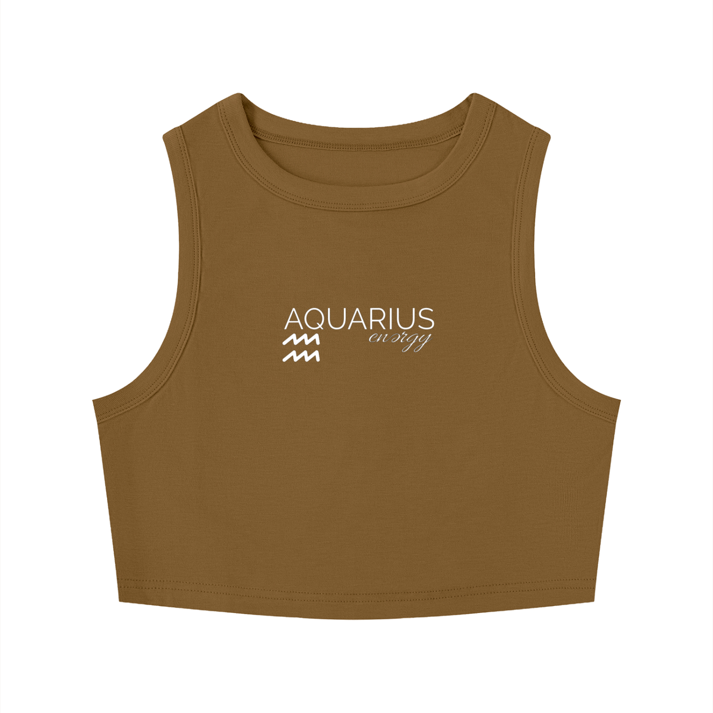 Aquarius Energy Crop Tank Top