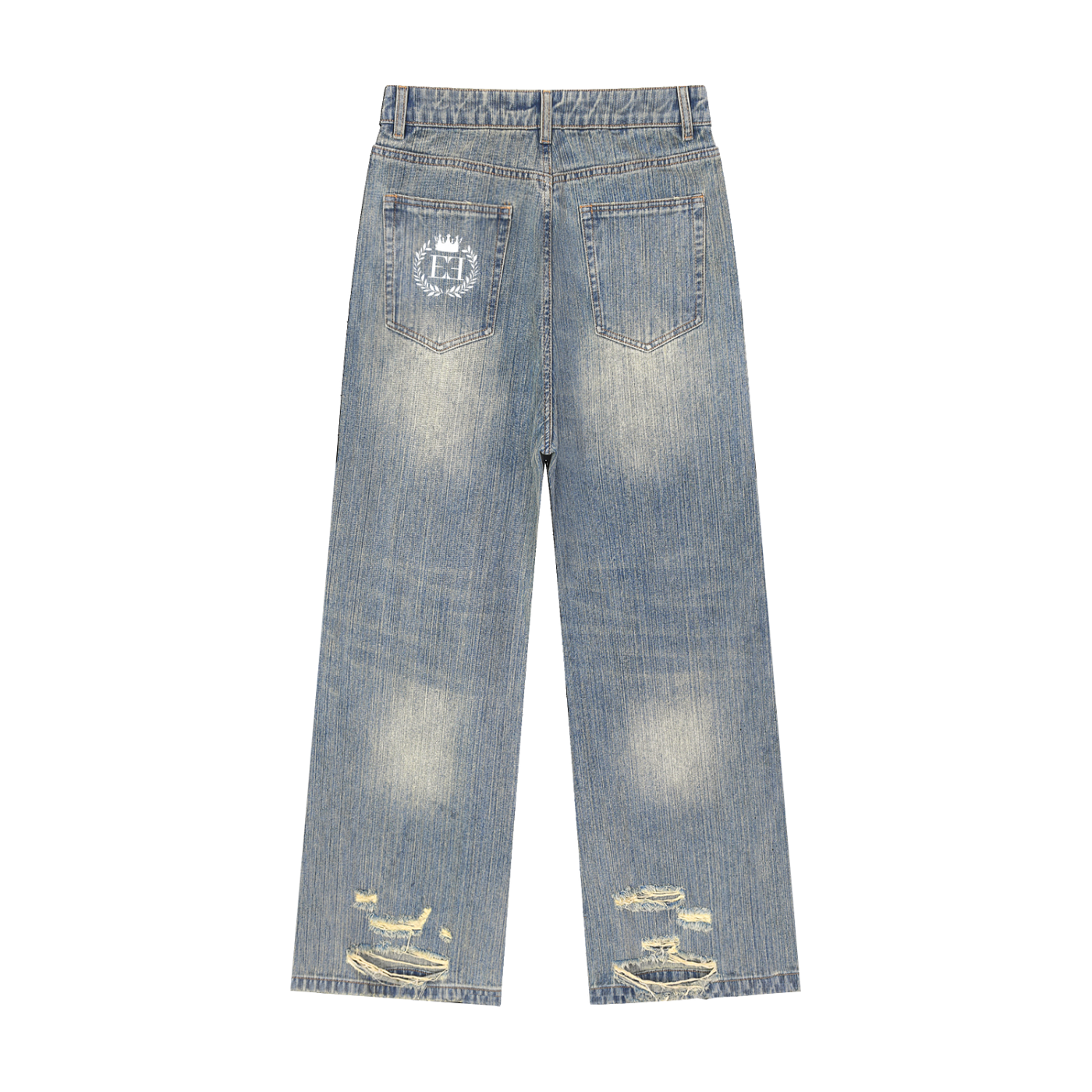 The Vintage Wash Distressed Denim Jeans